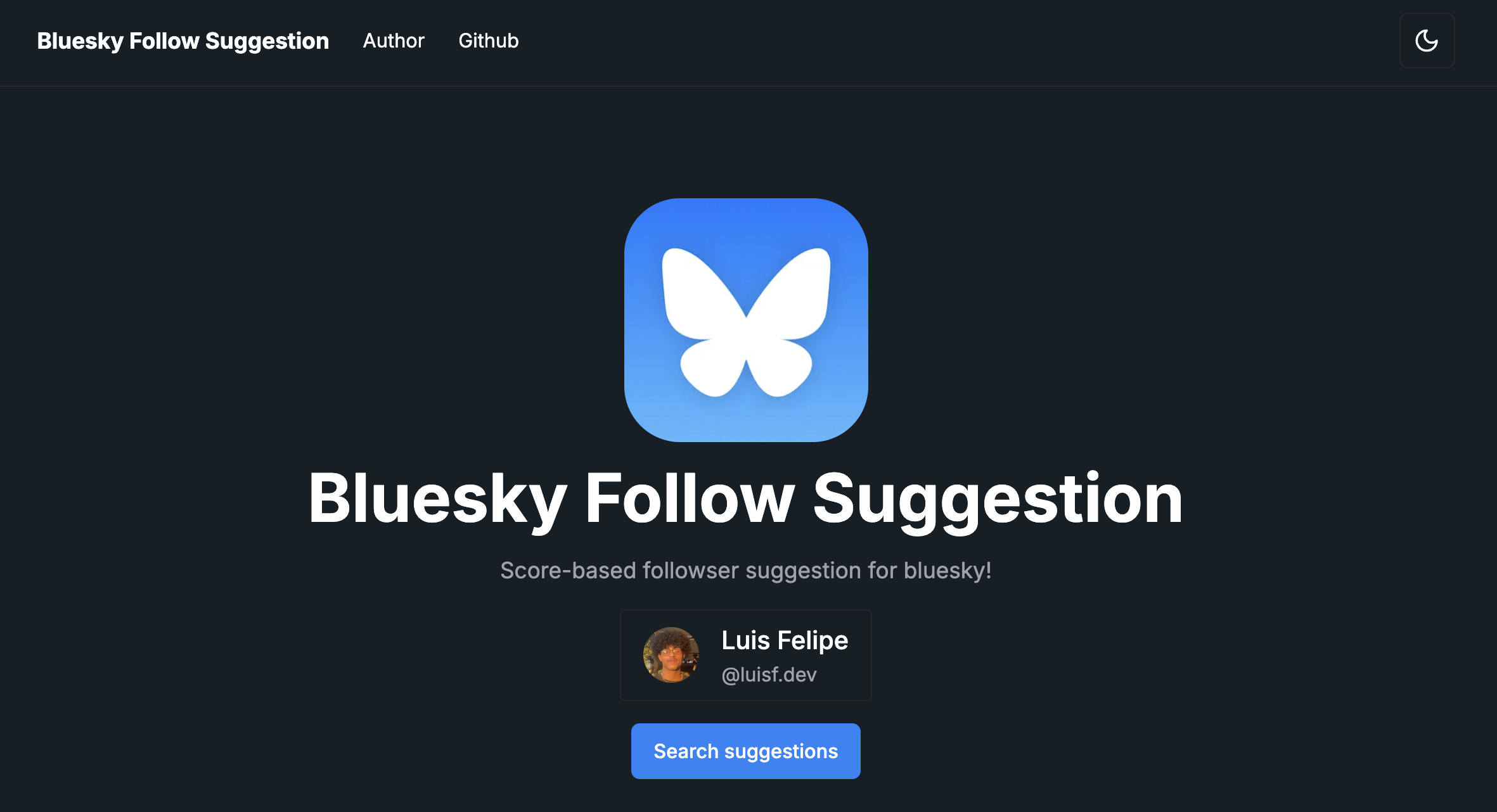 Bluesky Follow Suggestion